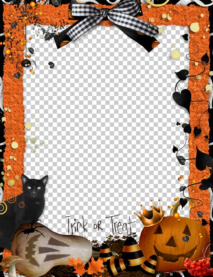 Halloween Frames Trick-or-treating Craft PNG, Clipart, Clip Art, Costume, Craft, Decor, Digital Scrapbooking Free PNG Download