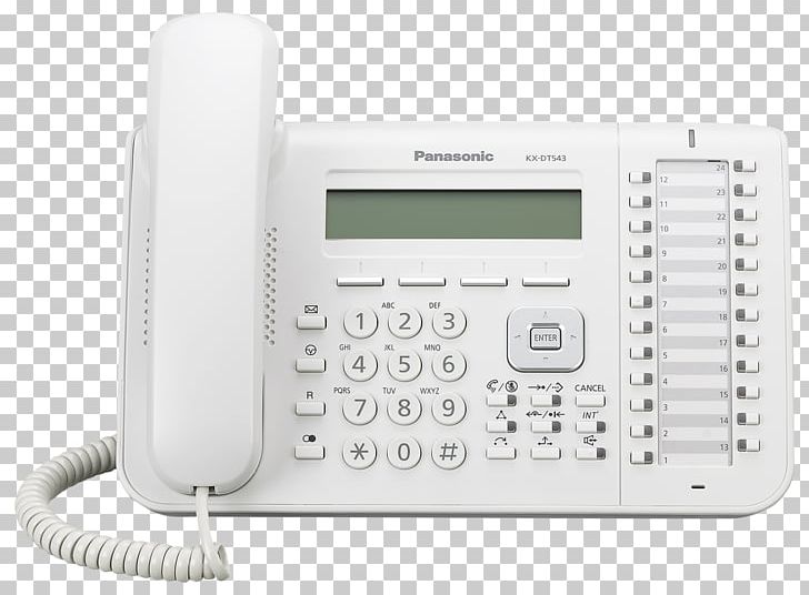 Business Telephone System Panasonic KX-DT543 Wired Handset LCD IP Phone KX-DT543NE-B PNG, Clipart, Analog Telephone Adapter, Digital Data, Duplex, Electronics, Home Business Phones Free PNG Download