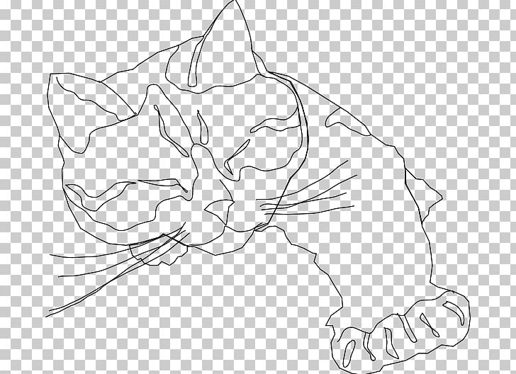 Cat Kitten Line Art Drawing PNG, Clipart, Angle, Animals, Arm, Art, Black Free PNG Download