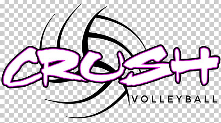 Crush Volleyball LLC Middle School Logo PNG, Clipart, Area, Art, Artwork, Black And White, Calligraphy Free PNG Download