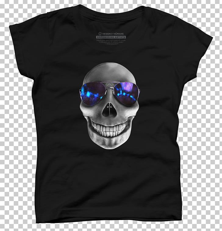 T-shirt Skull Sleeve Brand Font PNG, Clipart, Black, Bone, Brand, Clothing, Galaxy Free PNG Download