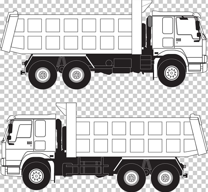Car Pickup Truck Transport Commercial Vehicle PNG, Clipart, Automotive Design, Automotive Exterior, Automotive Tire, Black And White, Brand Free PNG Download
