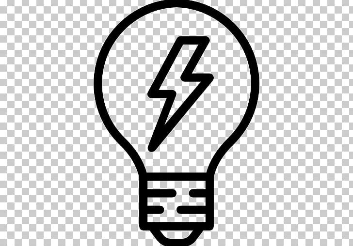 Incandescent Light Bulb Electricity Lighting PNG, Clipart, Area, Black And White, Brand, Computer Icons, Electricity Free PNG Download