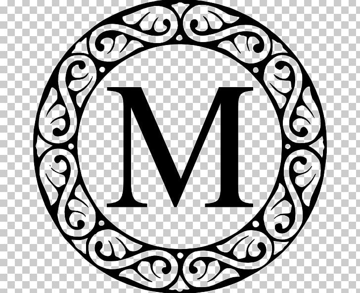 Monogram PNG, Clipart, Area, Black And White, Brand, Circle, Free Content Free PNG Download