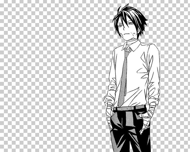 Noragami Manga Drawing Anime PNG, Clipart, Anime, Arm, Art, Black, Black And White Free PNG Download