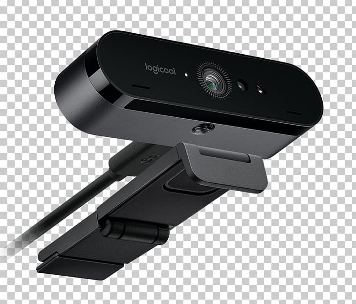 HD Webcam 4096 X 2160 Pix Logitech BRIO Stand Ultra-high-definition Television 4K Resolution PNG, Clipart, 4k Resolution, Angle, Camera Lens, Computer, Electronic Device Free PNG Download