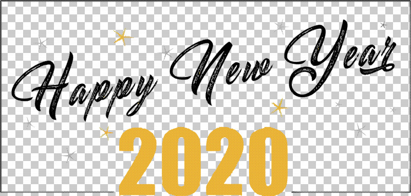 Happy New Year 2020 New Years 2020 2020 PNG, Clipart, 2020, Banner, Calligraphy, Happy New Year 2020, New Years 2020 Free PNG Download