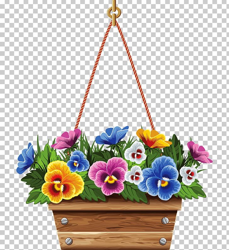 Flowerpot Hanging Basket PNG, Clipart, Artificial Flower, Basket, Cut Flowers, Desktop Wallpaper, Drawing Free PNG Download