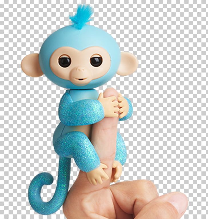 WowWee Fingerlings Monkey Turquoise Toy PNG, Clipart, Animals, Baby Born Interactive, Blue, Color, Figurine Free PNG Download