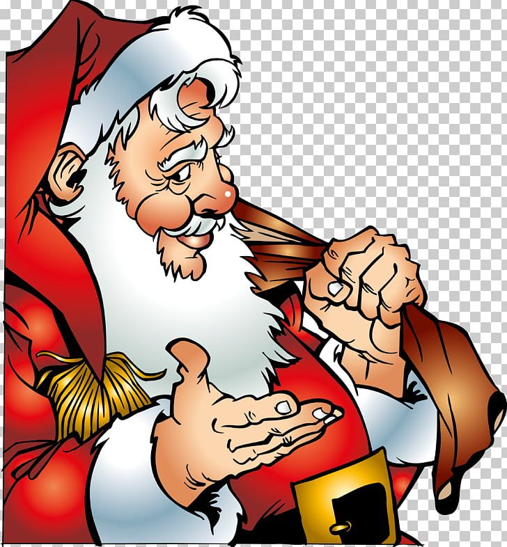 Santa Claus Christmas PNG, Clipart, Arm, Art, Cartoon, Christmas, Christmas Gift Free PNG Download