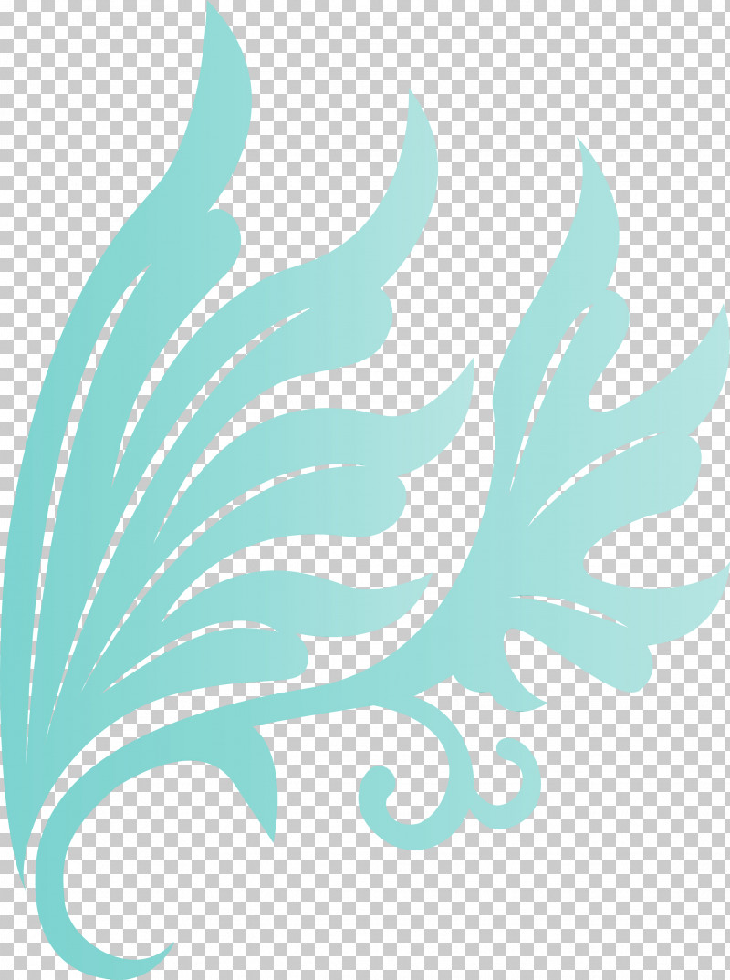 Aqua Turquoise Teal Pattern Logo PNG, Clipart, Aqua, Decoration Frame, Floral Frame, Flower Frame, Logo Free PNG Download