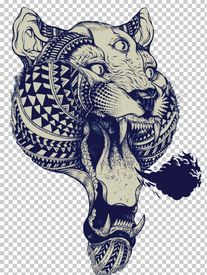 Tiger Drawing Tattoo PNG, Clipart, Animals, Art, Behance, Big Cats, Carnivoran Free PNG Download