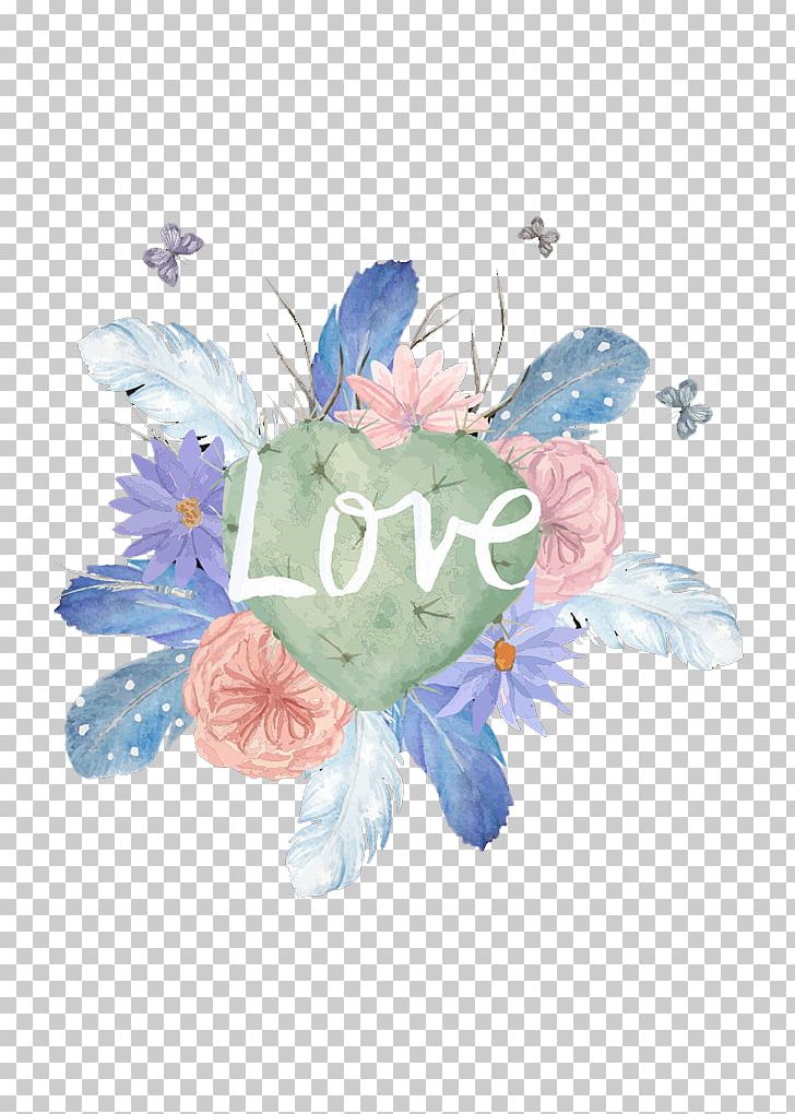 Watercolour Flowers Floral Design Watercolor Painting Cactaceae PNG, Clipart, Animals, Art, Blue, Color, Creative Free PNG Download