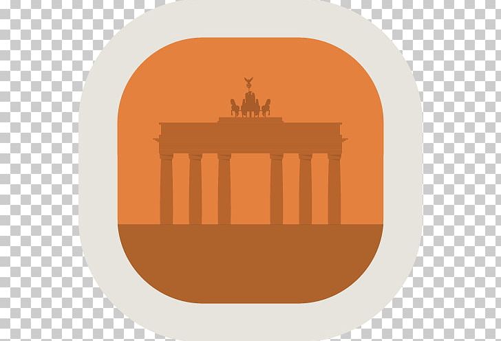 Brandenburg Gate Product Design Font PNG, Clipart, Brand, Brandenburg Gate, Circle, German Language, Orange Free PNG Download