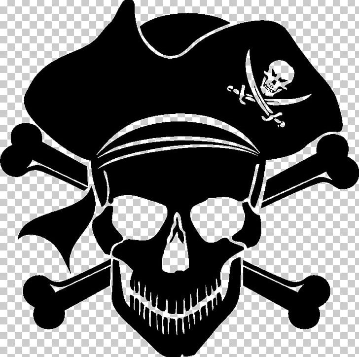Piracy Skull And Crossbones Jolly Roger PNG, Clipart, Black, Black And White, Black Skull, Bone, Clip Art Free PNG Download