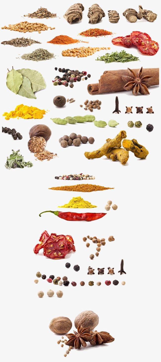 Various Spices PNG, Clipart, Anise, Chili, Cinnamon, Condiment, Essentials Free PNG Download