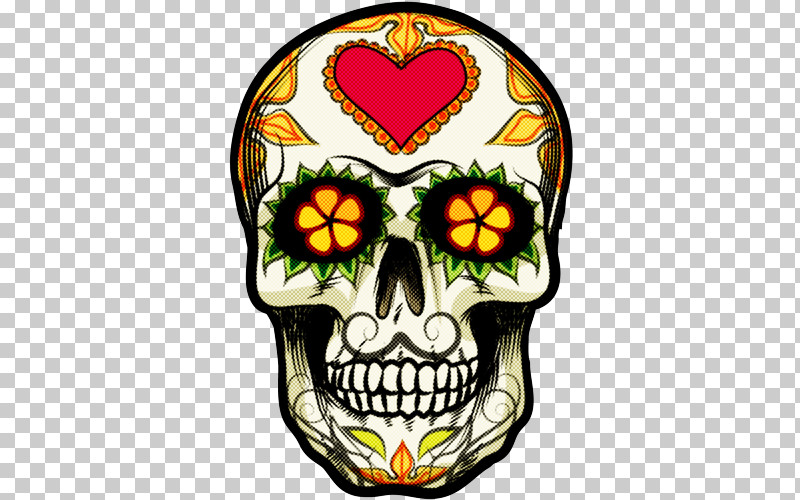 Bone Skull Head Sticker Heart PNG, Clipart, Bone, Head, Heart, Skull, Sticker Free PNG Download