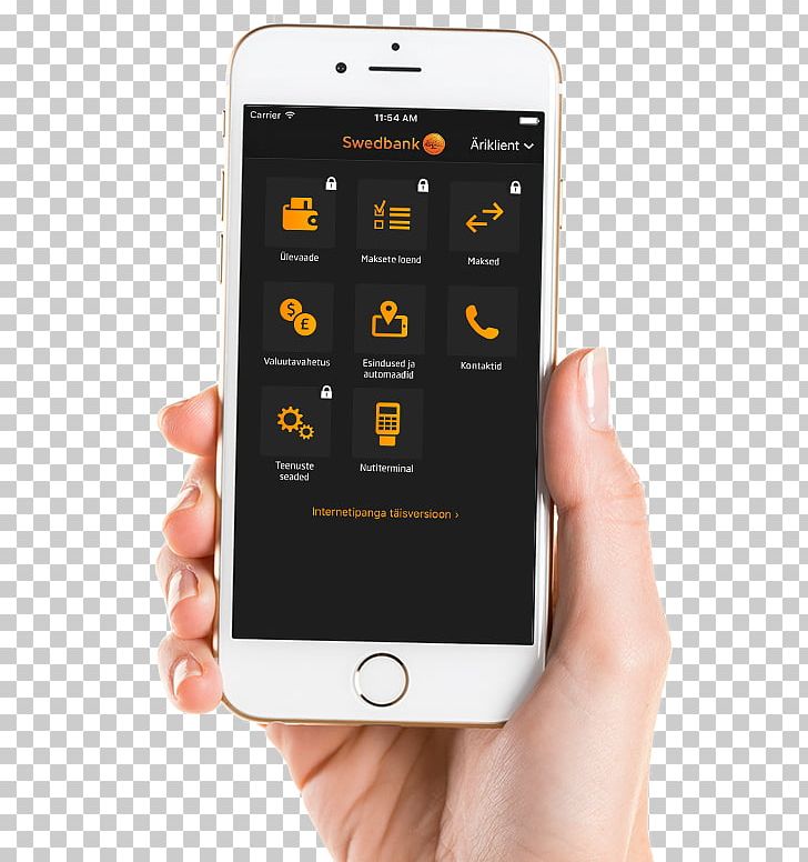 Feature Phone Smartphone Mobile Banking Swedbank PNG, Clipart, Bank, Cellular Network, Communication Device, Credit Card, Electronic Device Free PNG Download