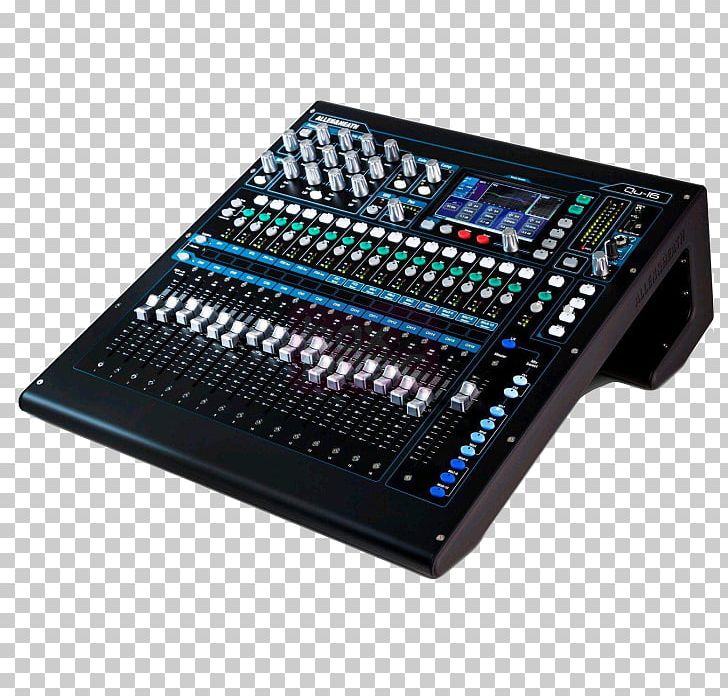 Digital Mixing Console Audio Mixers Allen & Heath QU-16 Allen & Heath QU-32 PNG, Clipart, Allen, Allen Heath Qu16, Allen Heath Qu32, Audio Equipment, Audio Mixers Free PNG Download