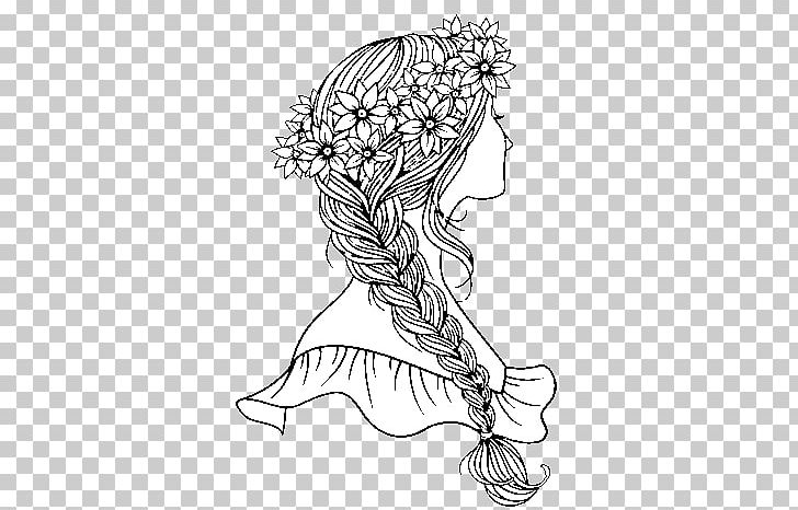 Drawing Illustration Braid Sketch Coloring Book PNG, Clipart, Arm, Art, Artwork, Black And White, Braid Free PNG Download