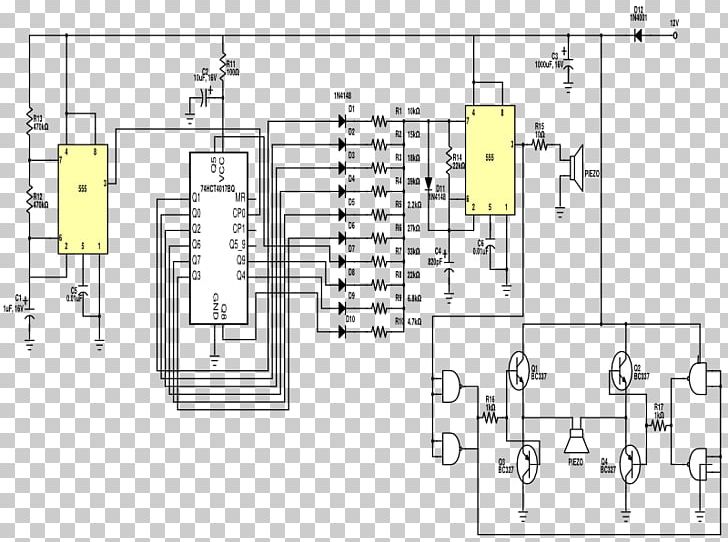Electronics Electronic Circuit Circuit Diagram Schematic Wiring Diagram PNG, Clipart, 555 Timer Ic, Angle, Anti Mosquito, Electrical Switches, Electrical Wires Cable Free PNG Download