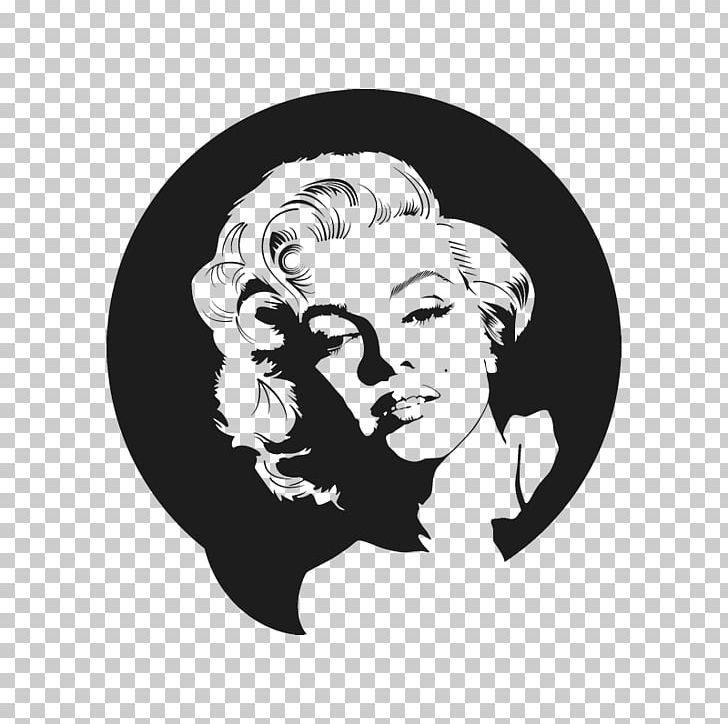 marilyn monroe black and white drawing