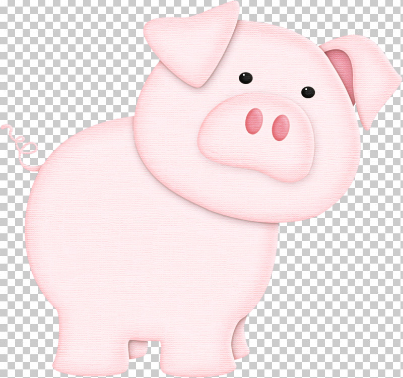 Piggy Bank PNG, Clipart, Animal Figure, Cartoon, Livestock, Piggy Bank, Pink Free PNG Download