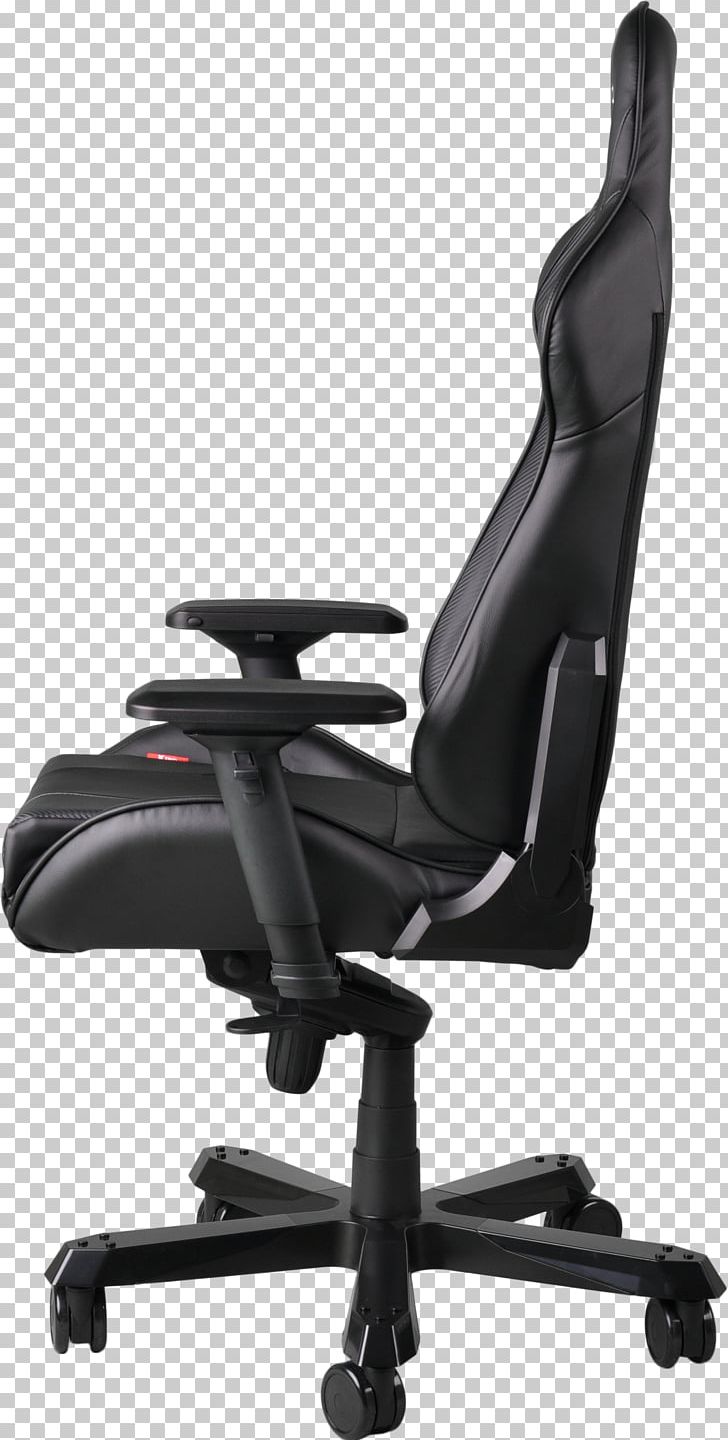 Gaming Chair DXRacer Office & Desk Chairs Wing Chair PNG, Clipart, Angle, Black, Chair, Comfort, Cushion Free PNG Download