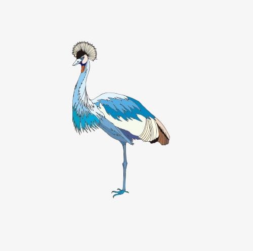 Blue Crane PNG, Clipart, Birds, Blue, Blue Clipart, Cartoon, Crane Free PNG Download