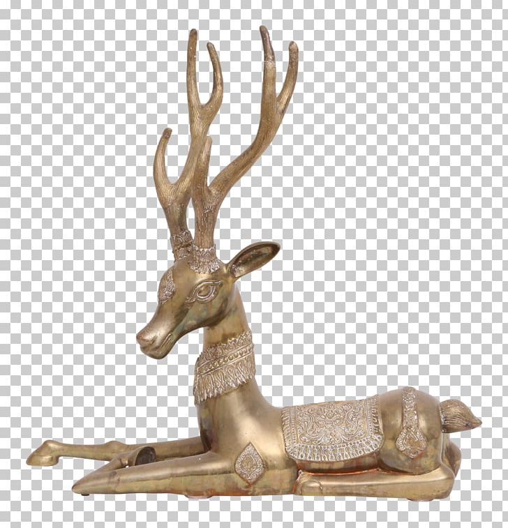 Deer Figurine Bed Statue Brass PNG, Clipart, Animals, Antler, Bed, Bed Frame, Brass Free PNG Download