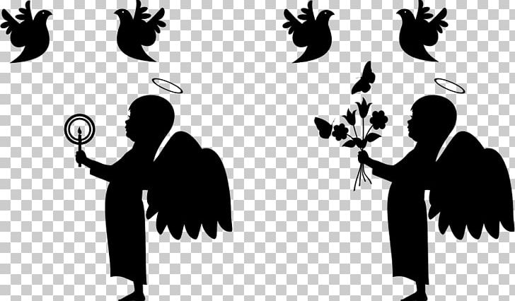 Silhouette Child Angel PNG, Clipart, Angel, Angel Angel, Angel Child, Art, Beak Free PNG Download