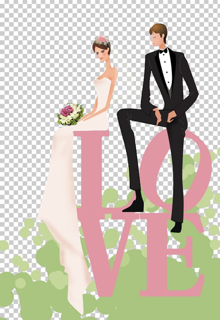 Wedding Marriage Bridegroom PNG, Clipart, Cartoon, Couple, Fashion Design, Formal Wear, Girl Free PNG Download