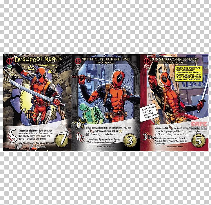 Deadpool Deck-building Game Upper Deck Legendary Playing Card PNG, Clipart, Action Figure, Board Game, Card Game, Card Sleeve, Deadpool Free PNG Download