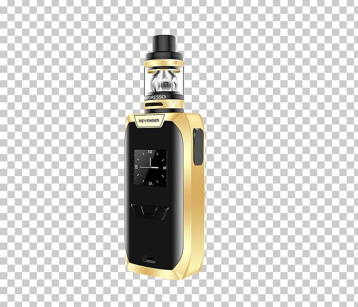 Electronic Cigarette Gold Atomizer Vapor Color PNG, Clipart, Atomizer, Blue, Cigarette, Color, Electromagnetic Coil Free PNG Download