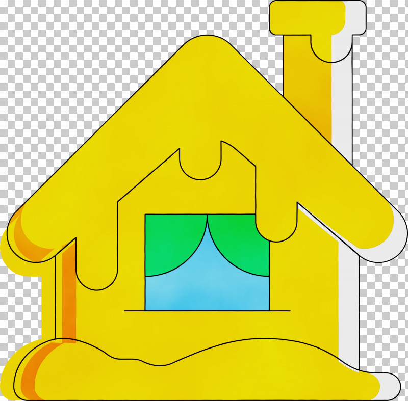 Yellow House PNG, Clipart, House, Paint, Watercolor, Wet Ink, Yellow Free PNG Download