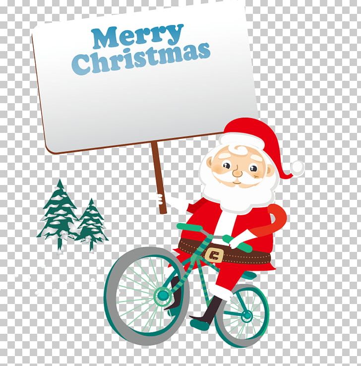 Santa Claus Christmas Euclidean Noel North PNG, Clipart, Bicycle, Bikes, Biking, Child Jesus, Christmas Card Free PNG Download