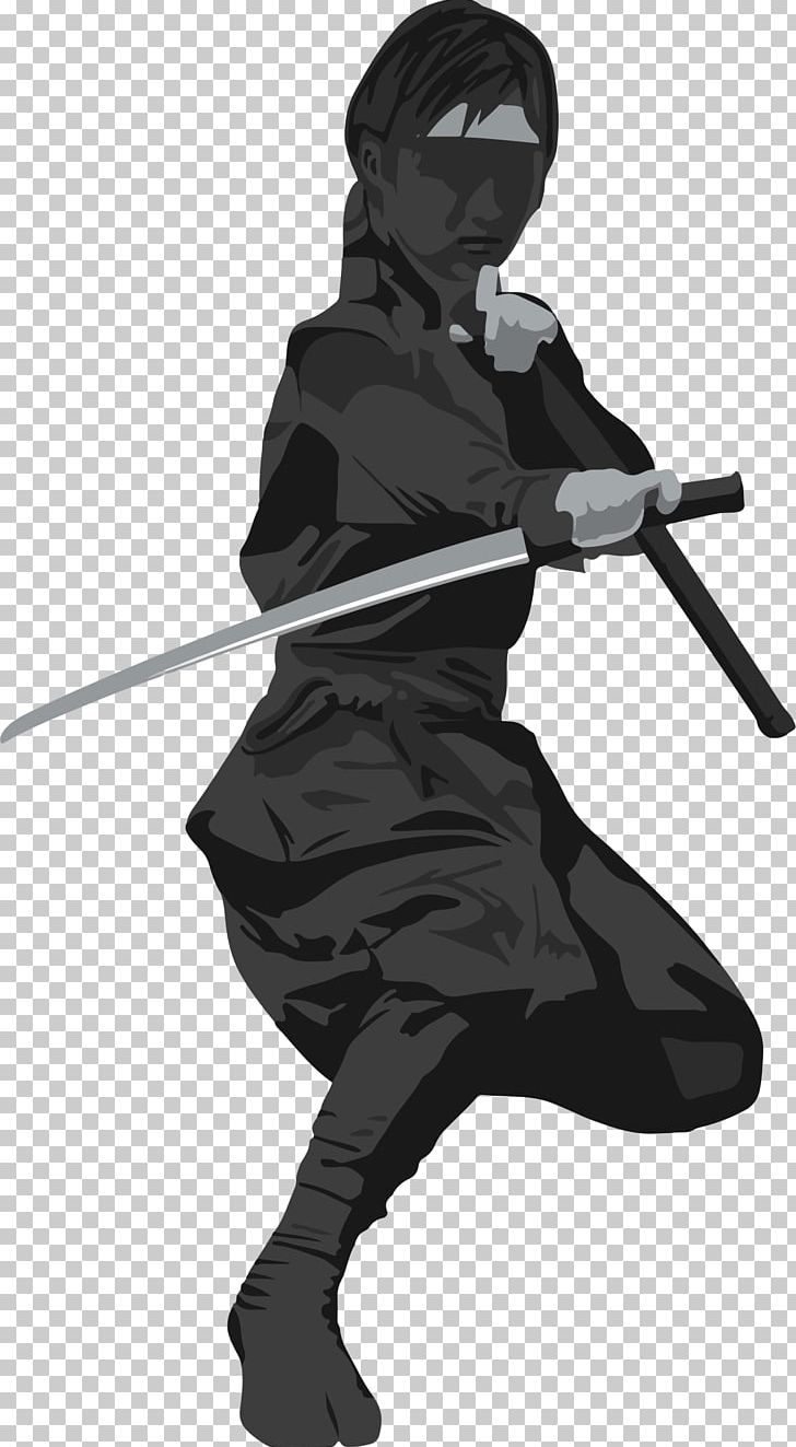 Ninja Kunoichi PNG, Clipart, Black, Black And White, Blog, Cartoon, Cold Weapon Free PNG Download