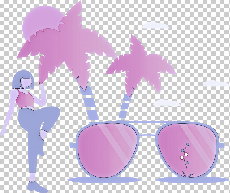Summer PNG, Clipart, Eyewear, Glasses, Pink, Plant, Purple Free PNG Download