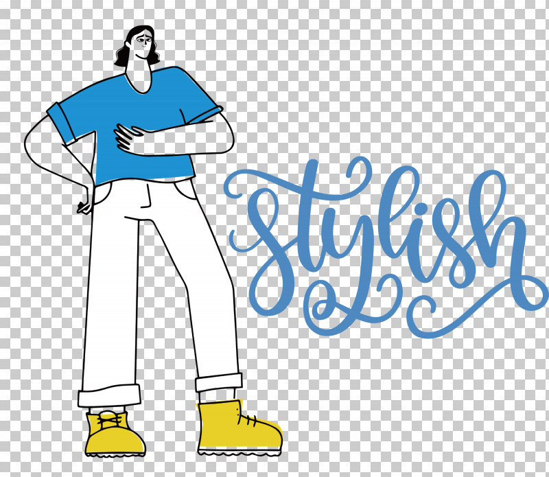 Stylish Fashion Style PNG, Clipart, Cartoon, Electric Blue M, Fashion, Joint, Logo Free PNG Download