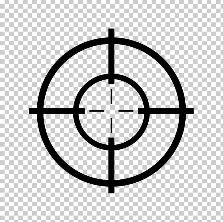 Reticle Shooting Target PNG, Clipart, Angle, Area, Black And White, Circle, Line Free PNG Download