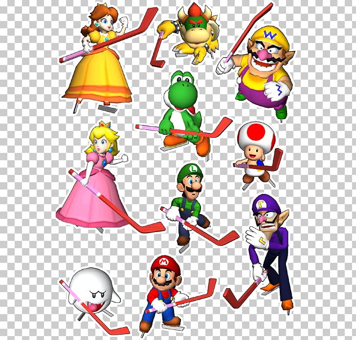 Mario Party 5 Mario Bros. Mario & Luigi: Partners In Time Mario Party Star Rush PNG, Clipart, Animal Figure, Cartoon, Fictional Character, Hockey, Kirby The Amazing Mirror Free PNG Download