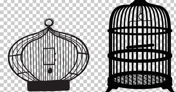Birdcage Domestic Canary PNG, Clipart, Bird, Birdcage, Black And White, Cage, Domestic Canary Free PNG Download