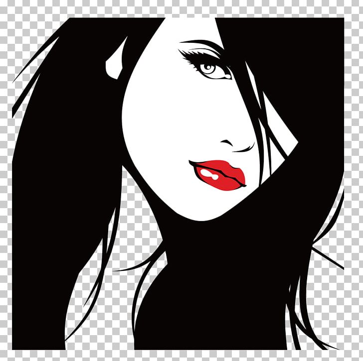 Silhouette Illustration PNG, Clipart, Beautiful Girl, Beautiful Vector, Beauty, Black, Black Hair Free PNG Download