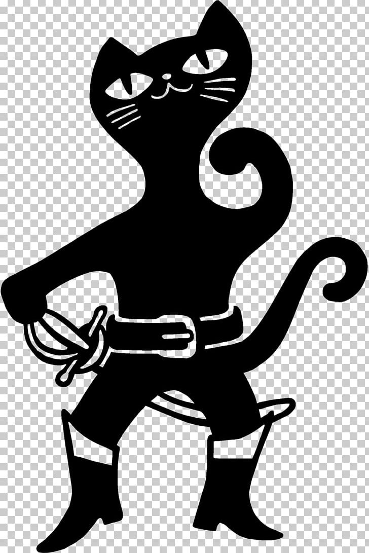 Cat Puss In Boots PNG, Clipart, Animals, Art, Artwork, Black, Black And White Free PNG Download