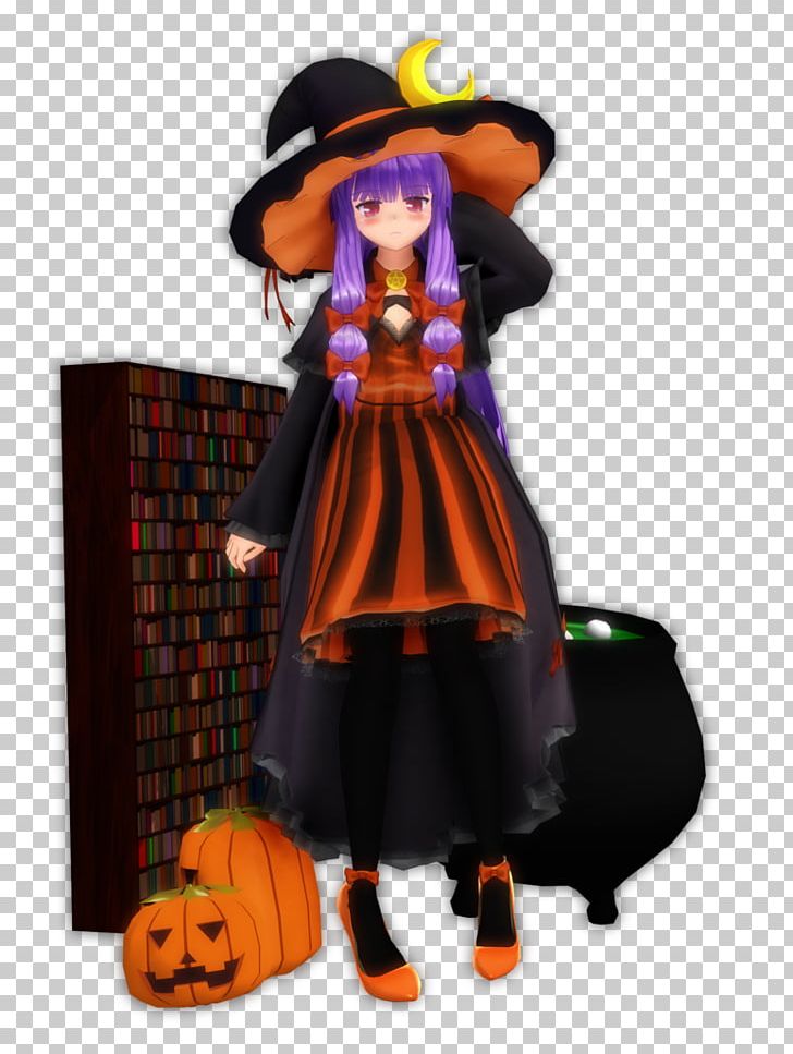 Patchouli MikuMikuDance Touhou Project Rendering Witchcraft PNG, Clipart, Action Figure, Bride, Candy, Candy Darling, Color Free PNG Download