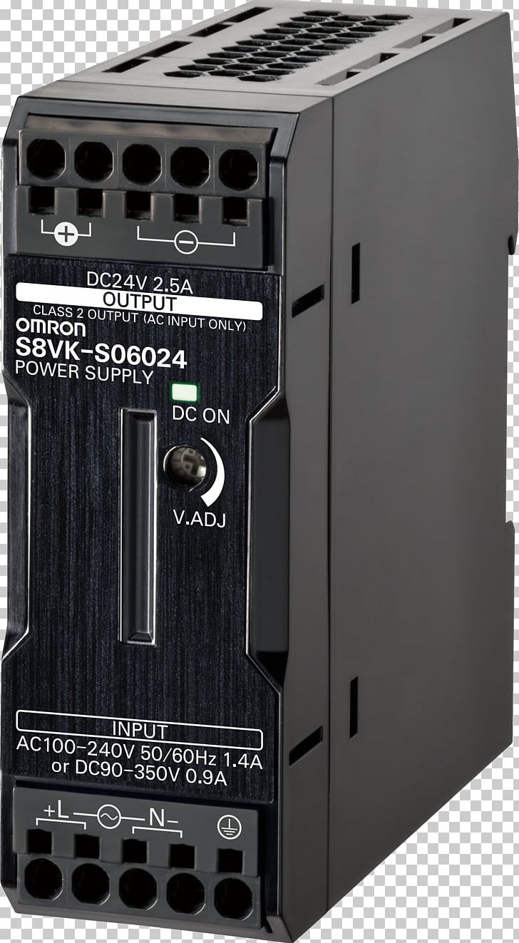 DIN Rail Omron Power Converters Automation Industry PNG, Clipart, Circuit Component, Computer Case, Computer Component, Din Rail, Electronic Device Free PNG Download