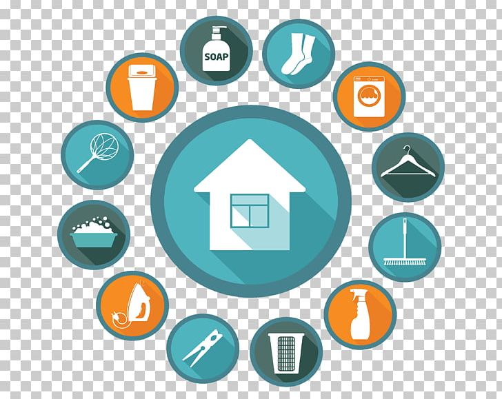 Housekeeping Computer Icons Cleaning PNG, Clipart, Area, Brand, Circle, Cleaning, Communication Free PNG Download