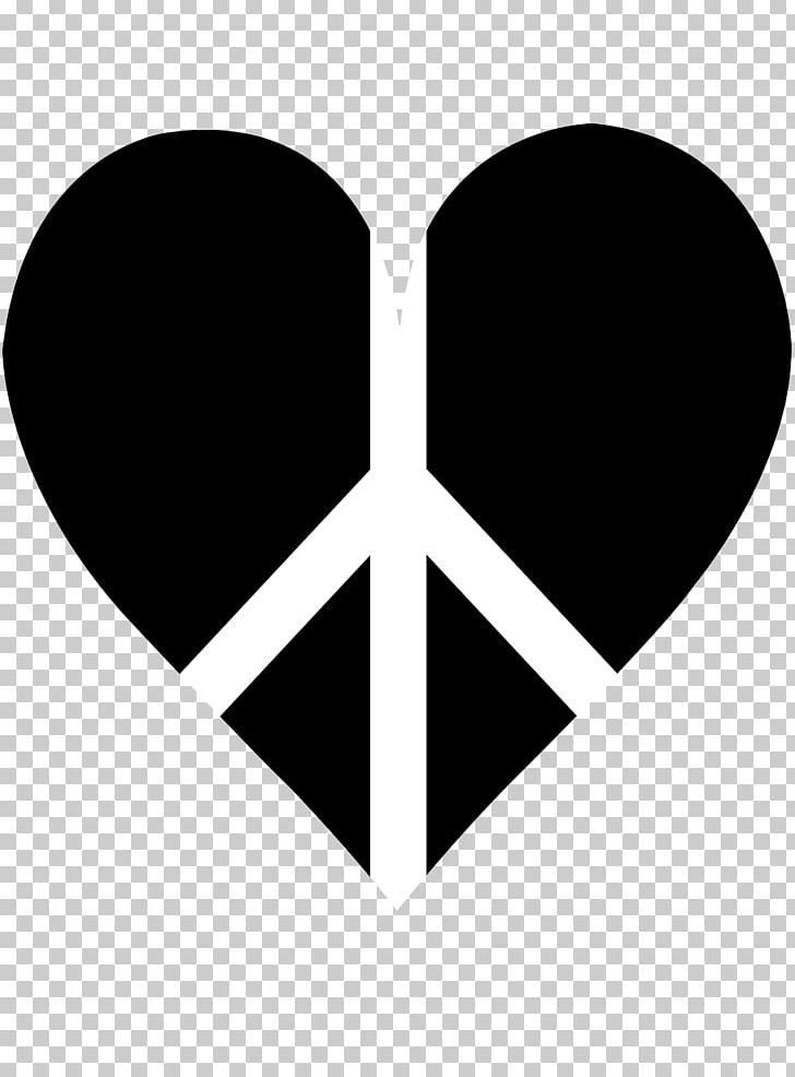 Peace Symbols Heart PNG, Clipart, Angle, Art, Black And White, Doves As Symbols, Heart Free PNG Download