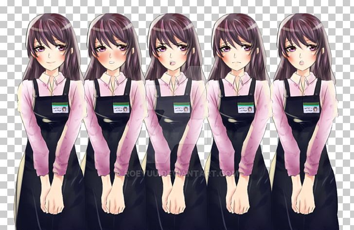 Visual Novel Sprite Ren'Py Anime PNG, Clipart, Alice Tea, Art, Black Hair, Brown Hair, Character Free PNG Download