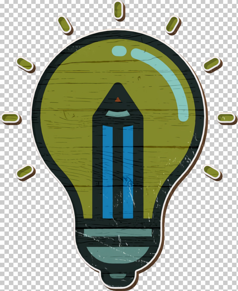 green light bulb icon